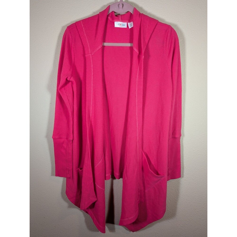 Cee Bee Cheryl Burke XXS Open Front French Terry Jacket w/Hood and pockets NWOT